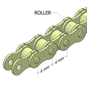 Chain For Vertical Counterweighted Door